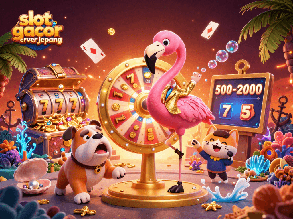 Experience thrilling wins at slot gacor server jepang with lively characters and engaging casino elements.