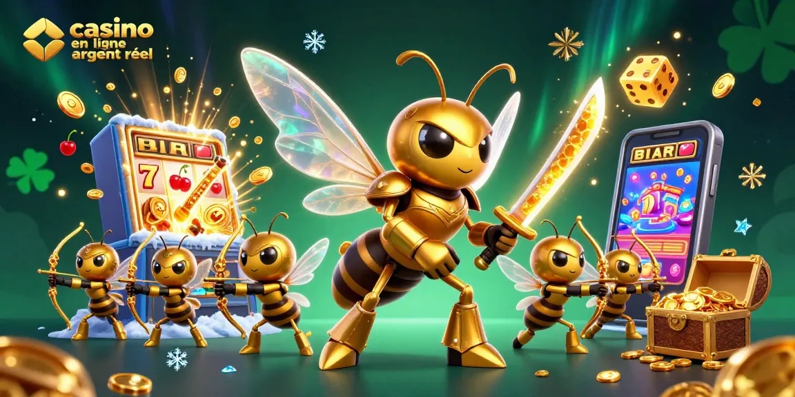 Profitez d'une expérience immersive dans un casino en ligne argent réel avec des personnages dynamiques et une ambiance festive.