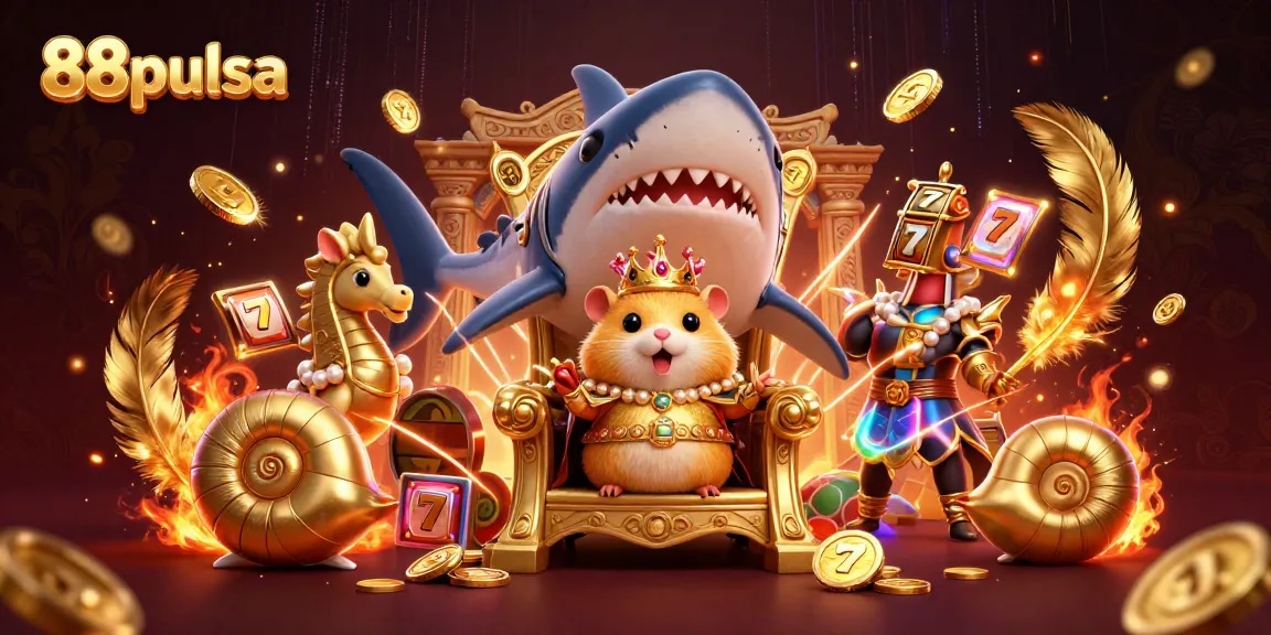 Spin reels and win big at 88pulsa, where the golden hamster king leads the game!
