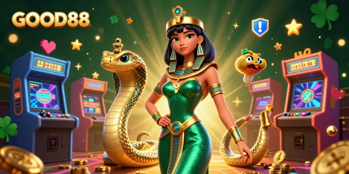 Experience thrilling gameplay at GOOD88 with vibrant characters and dynamic casino elements.