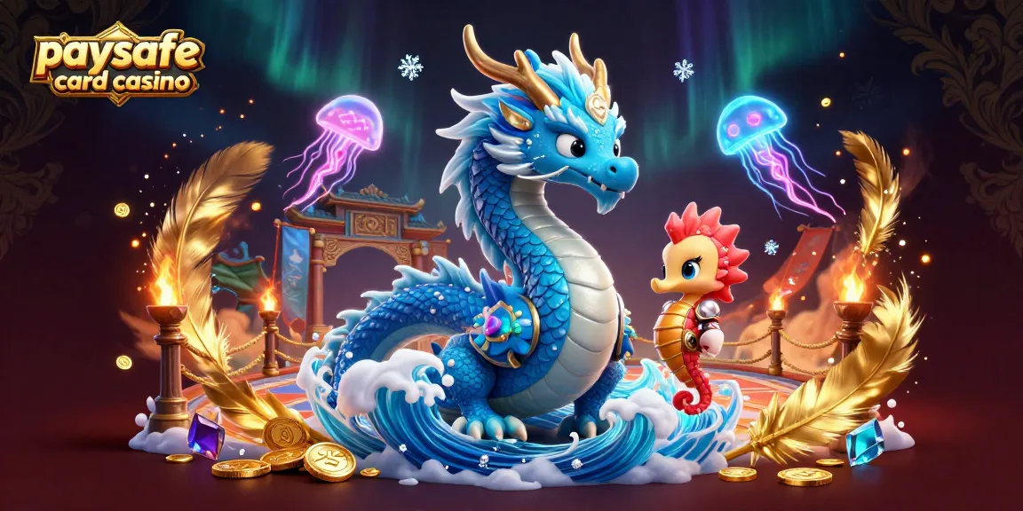 Spiele aufregende Spiele im Paysafe Card Casino und genieße eine lebendige Unterwasserszene.
