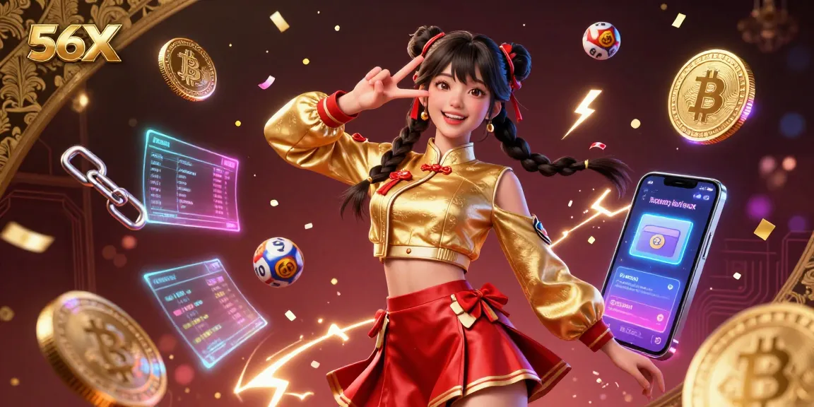 Engage in thrilling gameplay with 56X, featuring vibrant visuals and captivating casino elements.