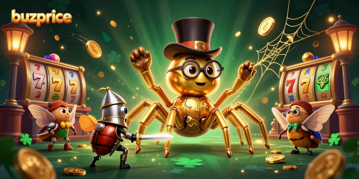 Join the excitement at buzprice with golden jackpots and thrilling casino games in a vibrant scene.
