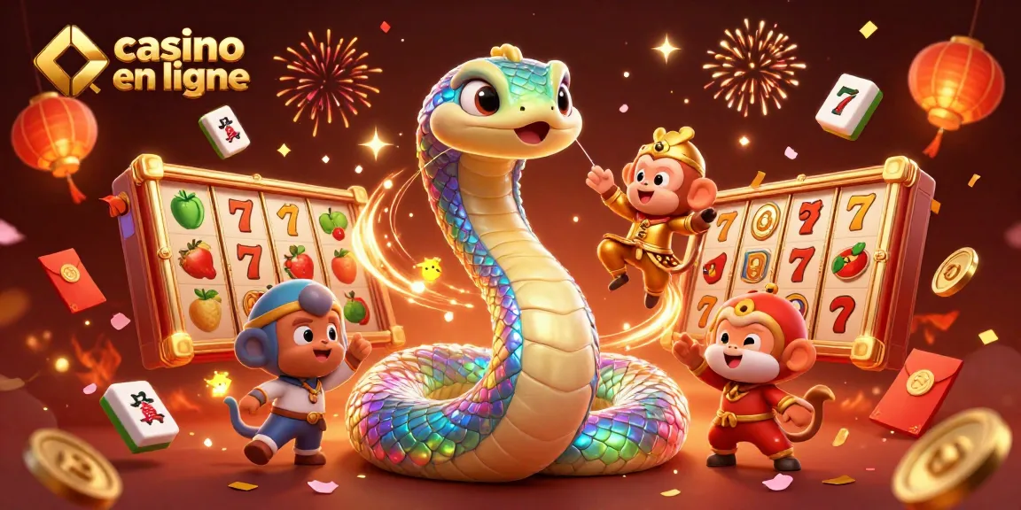 Découvrez des jeux captivants au casino en ligne avec une scène festive et dynamique.