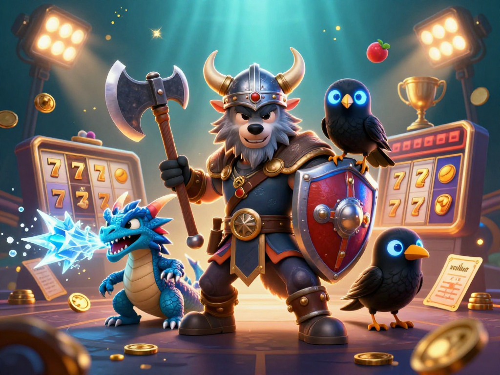 Experience the thrill of winning with netwin ink at an exciting casino scene featuring magical characters.