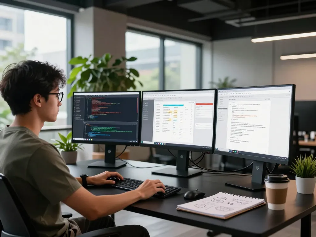 openclaw personal AI assistant in a modern workspace with code and collaboration tools