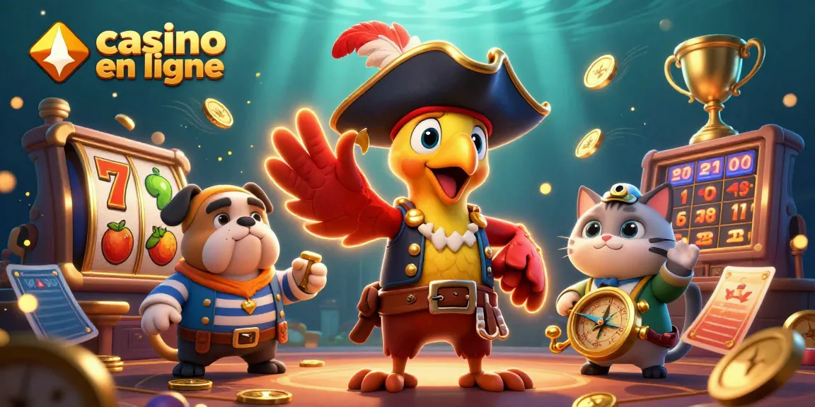 Jouez au casino en ligne avec excitants jackpots sur cette illustration de jeu dynamique.