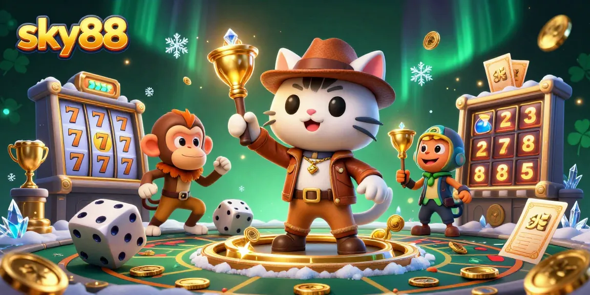 Engage with sky88's vibrant casino adventure featuring thrilling elements and energetic gameplay.