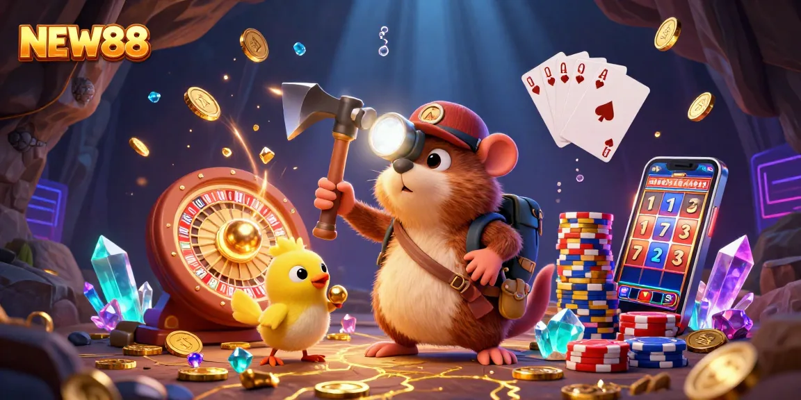 Experience the exciting world of gambling with NEW88, where treasures and rewards await!