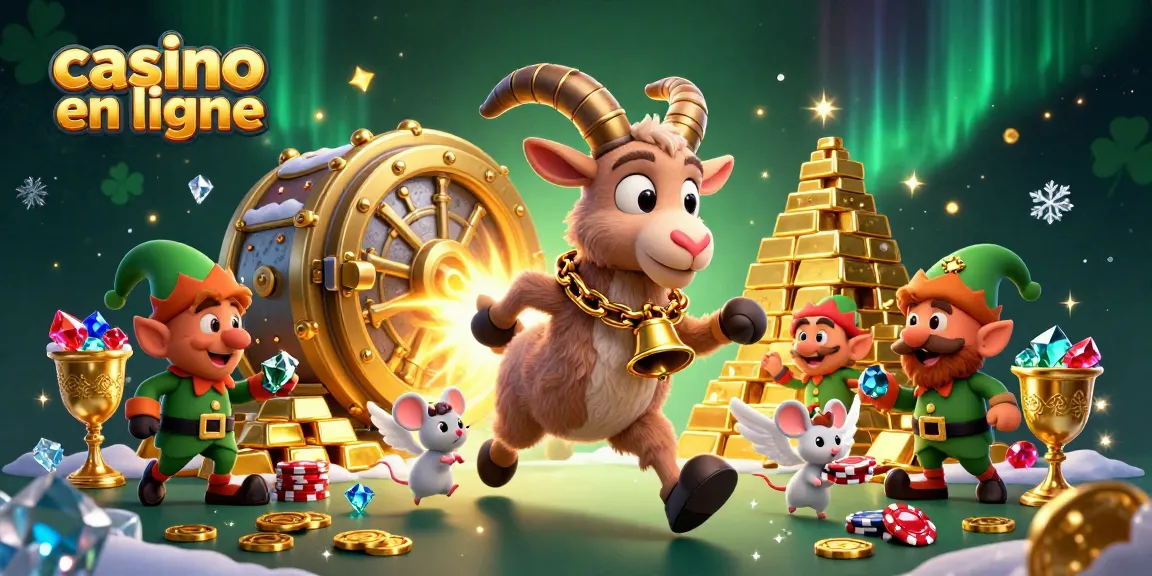 Plongez dans le monde festif du casino en ligne avec un Krampus animant un univers ludique.