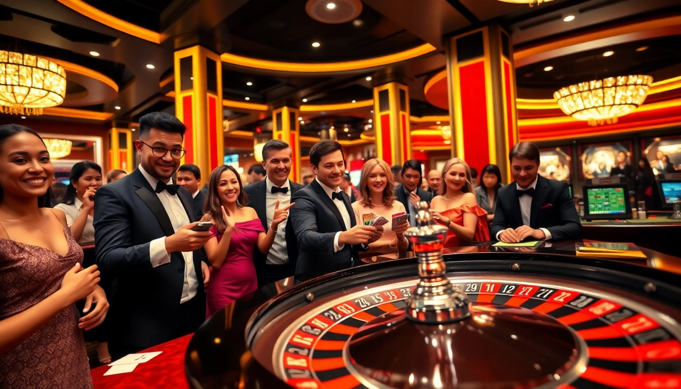 Experience thrilling gameplay at Non gamstop Casino Uk with diverse players and vibrant casino ambiance.