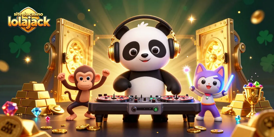 Experience the excitement of gaming at site du casino lolajack with vibrant characters and treasures.
