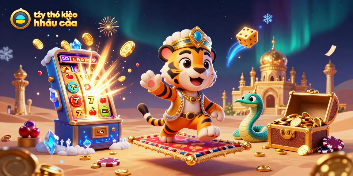 Experience thrilling tỷ lệ kèo nhà cái action in this vibrant 3D illustration with dynamic casino elements.