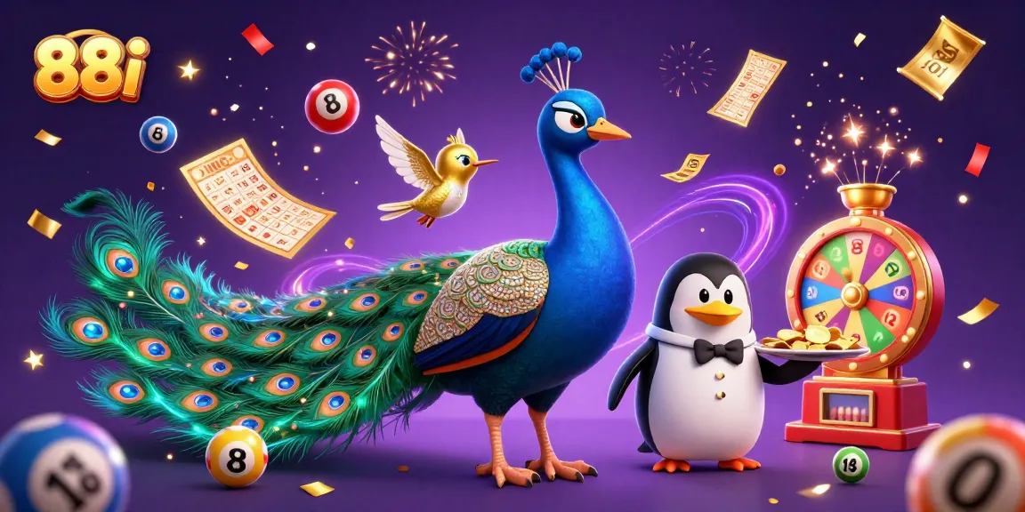 Join the excitement at 88i with colorful lottery balls and a festive casino atmosphere!