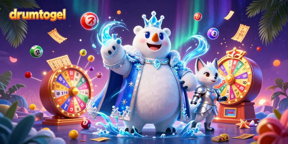 Menangkan undian spektakuler di drumtogel dengan bola lotere berwarna dan kartu bingo.