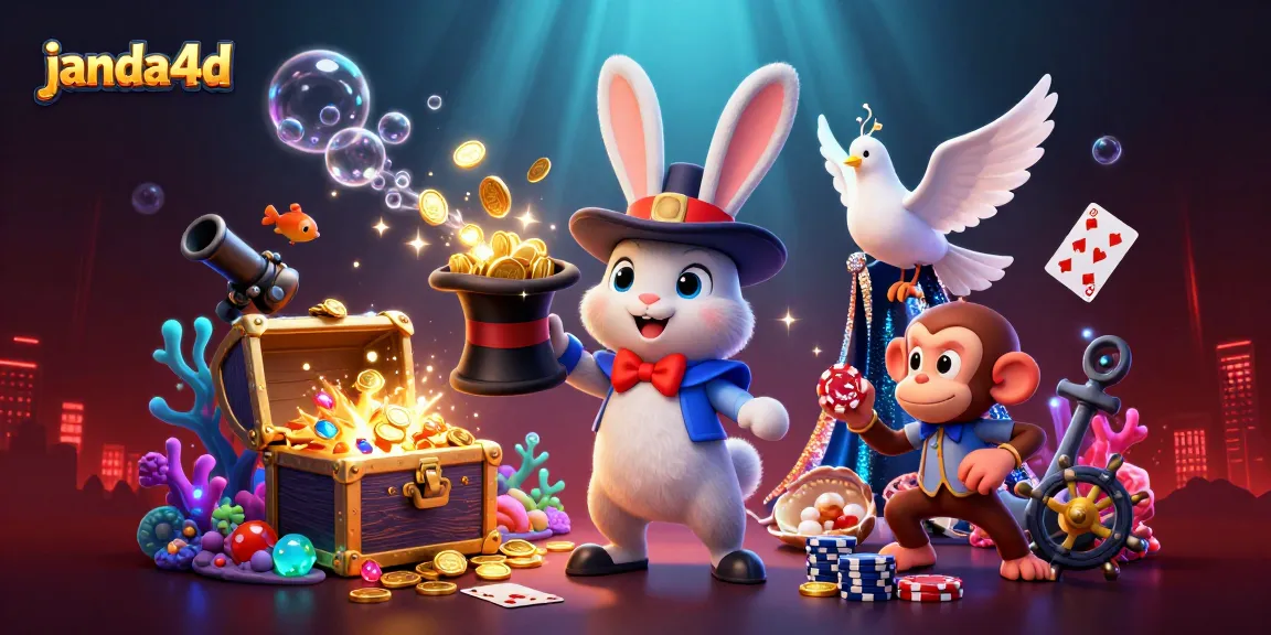 janda4d menghadirkan ilustrasi magis dengan karakter unik dalam dunia kasino.