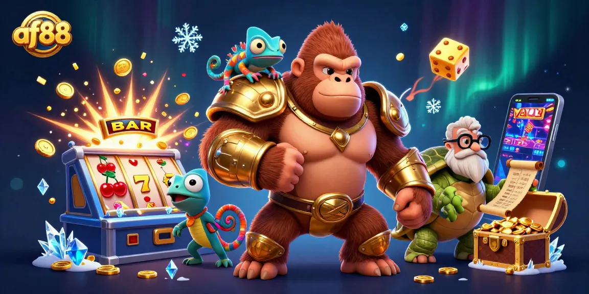 Win big with af88 by joining thrilling jackpot games featuring vibrant colors and animated characters.