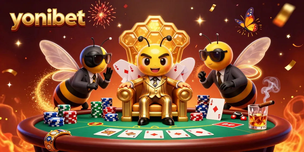 Engage with thrilling poker scenes in yonibet’s vibrant 3D casino illustration.