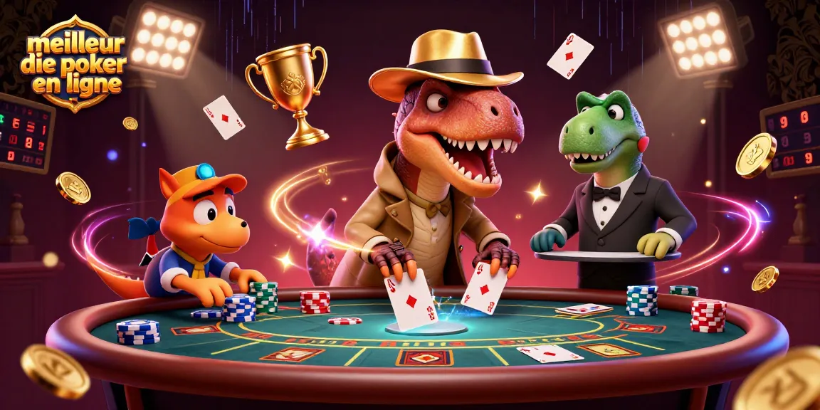 Jouez au poker sur le meilleur site de poker en ligne avec une ambiance captivante et stratégique.