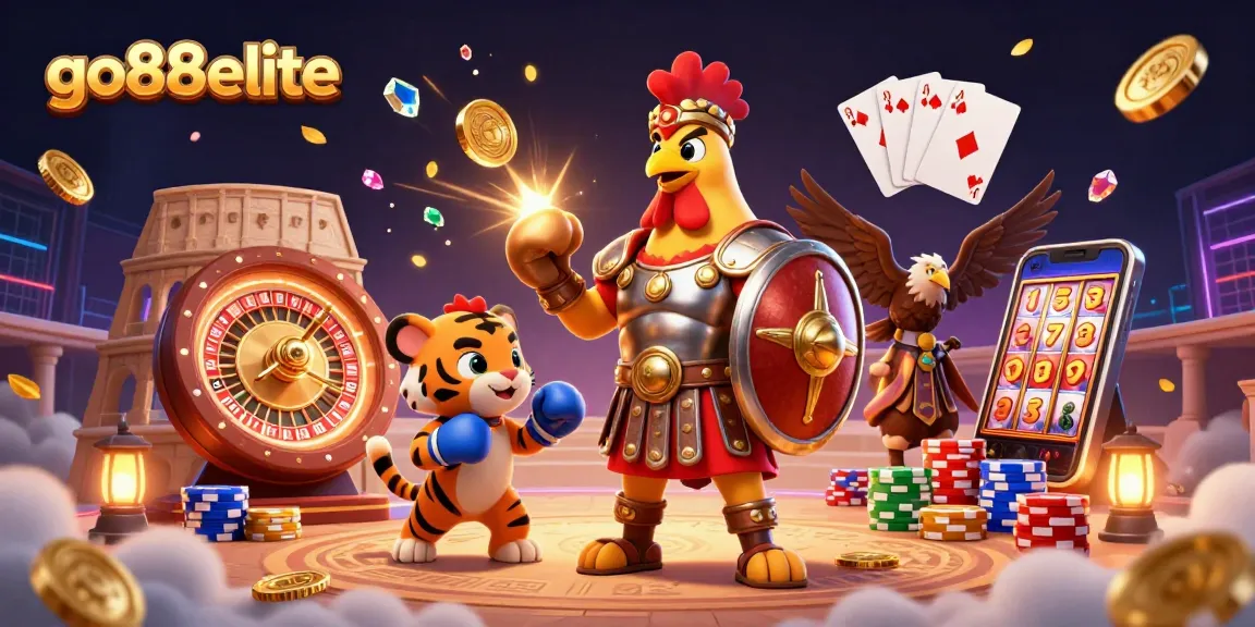 Experience thrilling gameplay with go88elite as the vibrant characters and casino elements bring excitement alive.