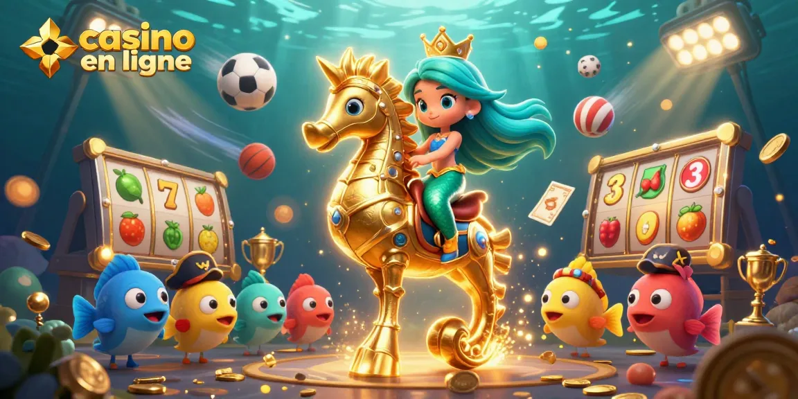Venez découvrir le monde vibrant des jeux de casino en ligne avec notre illustration captivante.