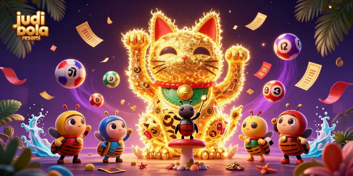 Engage with judi bola resmi through dynamic sports balls and a lucky cat brimming with energy.
