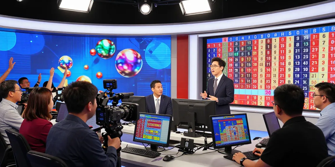 Live toto macau draw with engaging host and vibrant studio lights.