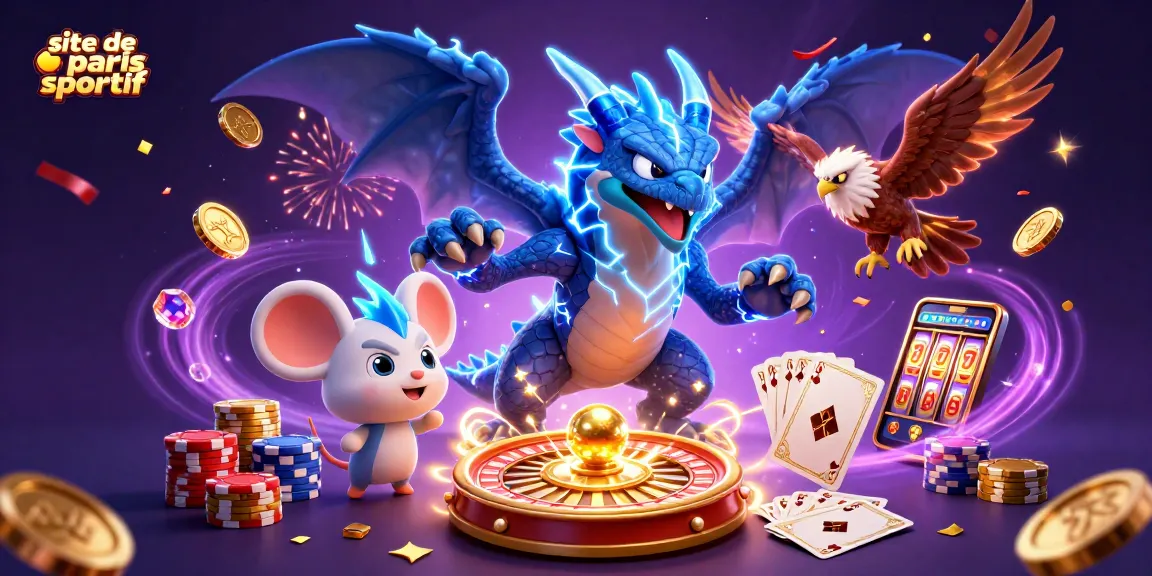 Profitez de l'excitation du site de paris sportif avec des personnages animés couronnés de richesses.